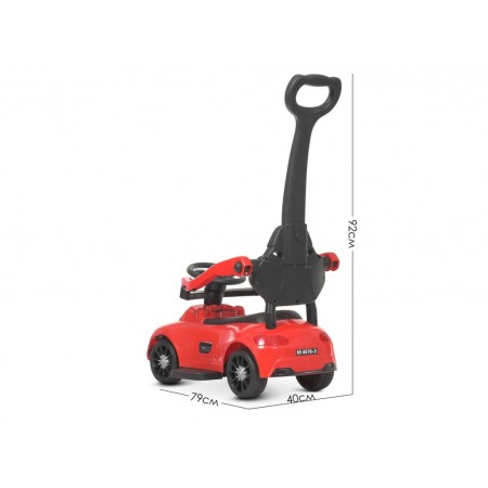Каталка-толокар з батьківською ручкою Bambi Racer M 4578-3 Каталка-толокар з батьківською ручкою Bambi Racer M 4578-3