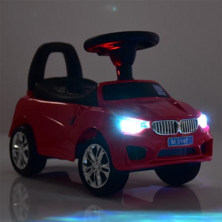 Дитяча машинка каталка-толокар Bambi M 3147B-5 (MP3), зелений
