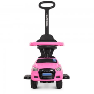 Дитяча машинка каталка толокар Bambi M 3503A (MP3) -8, рожевий