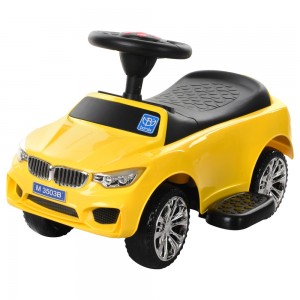 Дитяча машинка каталка толокар Bambi M 3503B-6 BMW, жовтий