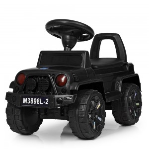 Дитяча каталка-толокар Bambi M 3898 L-2 Jeep, чорний