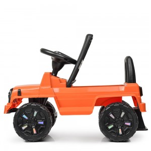 Дитяча каталка-толокар Bambi M 3898 L-7 Jeep, помаранчевий
