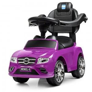 Дитяча машинка каталка толокар Bambi M 3902 L-9 Mercedes, фіолетовий