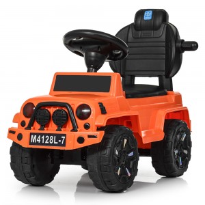 Детская каталка-толокар Bambi M 4128 L-7 Jeep, оранжевый
