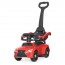 Каталка-толокар M 4579-3 родит.ручка,д79-ш40-в92см, муз, свет,подст.для ног,на бат-ке, красный