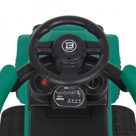 Каталка-толокар M 4845-5 род.ручка, музыка, свет, MP3, USB, TF, зеленый