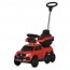 Каталка-толокар M 5900EL-3 2в1 с батьк.ручкой, BLUETOOTH, MP3, USB, EVA, музика, світло, шкіра, червоний