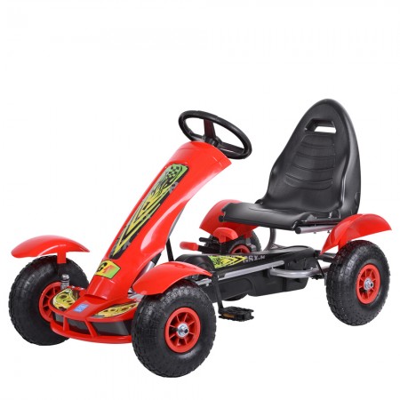 Педальный карт Bambi M 1450-3 красный для детей от 5 лет Педальный карт Bambi M 1450-3 красный для детей от 5 лет