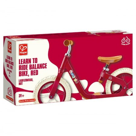 Біговел Hape двоколісний червоний E1099