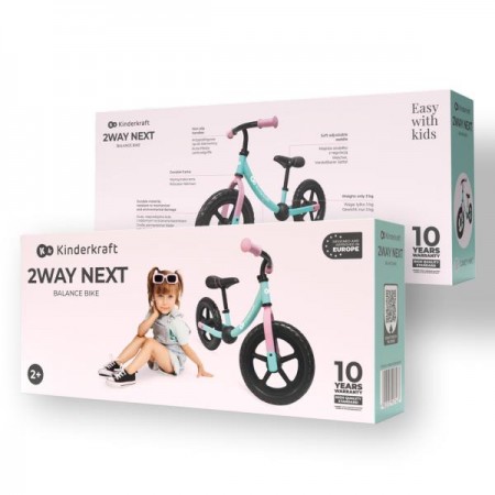 Беговел Kinderkraft 2Way Next Candy Mint KR2WAY25MIN0000 Беговел Kinderkraft 2Way Next Candy Mint KR2WAY25MIN0000