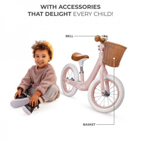 Беговел Kinderkraft Rapid 2 12 розовый KRRAPI02PNK0000 Беговел Kinderkraft Rapid 2 12 розовый KRRAPI02PNK0000