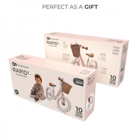 Беговел Kinderkraft Rapid 2 12 розовый KRRAPI02PNK0000 Беговел Kinderkraft Rapid 2 12 розовый KRRAPI02PNK0000