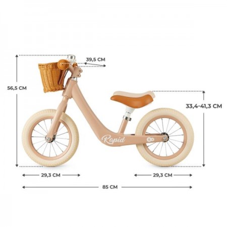 Беговел Kinderkraft Rapid 2 12 розовый KRRAPI02PNK0000 Беговел Kinderkraft Rapid 2 12 розовый KRRAPI02PNK0000