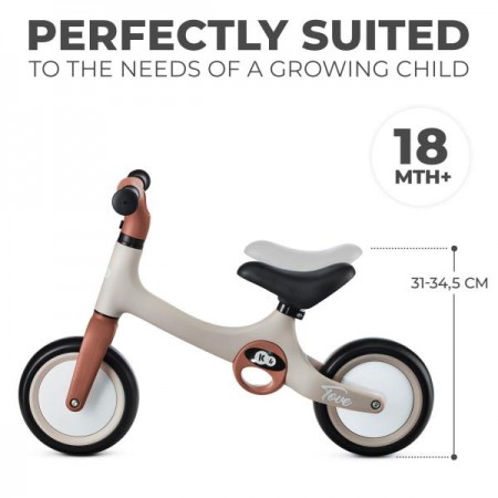 Біговел Kinderkraft Tove 8" сіро-коричневий KRTOVE00BEG0000 Біговел Kinderkraft Tove 8" сіро-коричневий KRTOVE00BEG0000