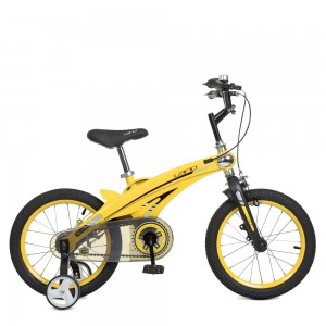 Велосипед дитячий двоколісний PROFI WLN1639D-T-4 Проективної, 16 дюймів, жовтий