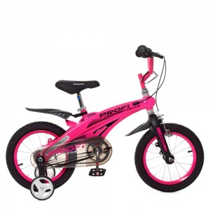 Велосипед дитячий двоколісний PROFI LMG12126 Проективної, 12 дюймів, малиновий