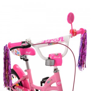 Велосипед дитячий двоколісний PROFI Y1221 Bloom, 12 дюймів, рожевий
