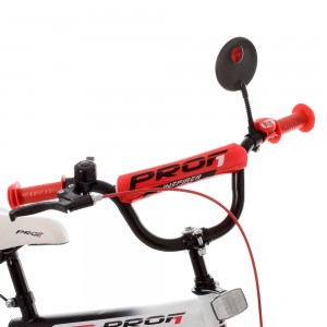 Велосипед дитячий двоколісний PROFI SY1455 Inspirer, 14 дюймів, чорно-біло-червоний
