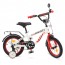 Велосипед детский двухколесный PROFI T14154 Space, 14 дюймов, красно-белый