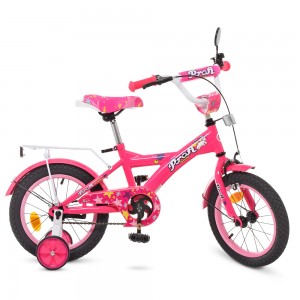 Велосипед детский двухколесный PROFI T1462 Original girl, 14 дюймов, малиновый