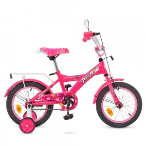 Велосипед дитячий двоколісний PROFI T1462 Original girl, 14 дюймів, малиновий