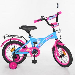 Велосипед детский двухколесный PROFI T1464 Original girl, 14 дюймов, розово-голубой