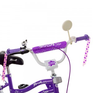 Велосипед детский двухколесный PROFI XD1493 Star, 14 дюймов, фиолетовый