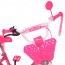 Велосипед детский двухколесный PROFI Y1413-1 Princess, 14 дюймов, малиновый