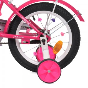 Велосипед дитячий двоколісний PROFI Y1413 Princess, 14 дюймів, малиновий