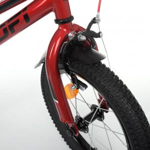 Велосипед детский двухколесный PROFI Y14221-1 Prime, 14 дюймов, красный