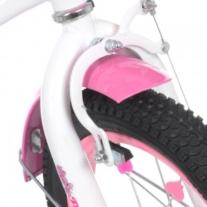 Велосипед детский двухколесный PROFI Y1425 Bloom, 14 дюймов, бело-малиновый