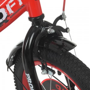 Велосипед дитячий двоколісний PROFI Y1446 Original boy, 14 дюймів, червоно-чорний