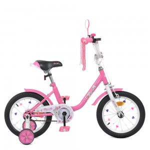 Велосипед детский двухколесный PROFI Y1481 Ballerina, 14 дюймов, розовый