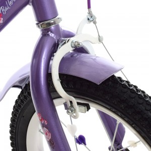 Велосипед дитячий двоколісний PROFI Y1483 Flower, 14 дюймів, фіолетовий