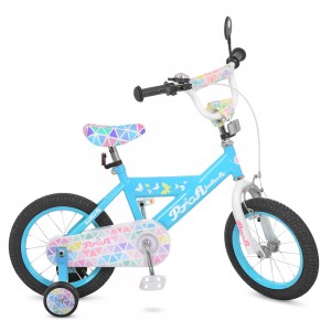 Велосипед детский двухколесный PROFI L16133 Butterfly, 16 дюймов, голубой