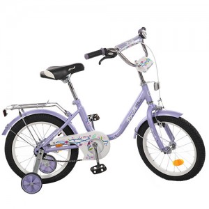 Велосипед детский двухколесный PROFI L1683 Flower, 16 дюймов, фиолетовый