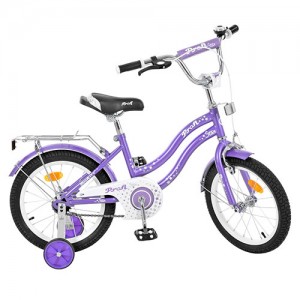 Велосипед детский двухколесный PROFI L1693 Star, 16 дюймов, фиолетовый