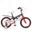 Велосипед дитячий двоколісний PROFI LMG16201 Infinity, 16 дюймів, чорний