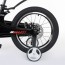 Велосипед дитячий двоколісний PROFI LMG 16235-1 Hunter, 16 дюймів, чорний