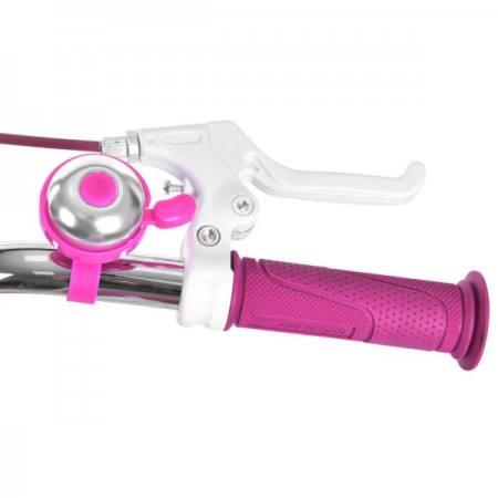 Велосипед детский PROF1 16д. MB16VCG PINK VELOCITY,SKD85,магнез.рама,обод,перед/зад.диск.торм.,крыла,доп.кол.,бутылодержатель,дзинок,рож, в кор-ке