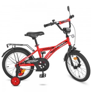 Велосипед детский двухколесный PROFI T1631 Racer, 16 дюймов, красный