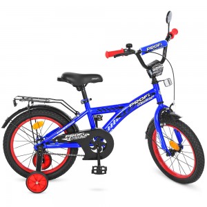 Велосипед детский двухколесный PROFI T1633 Racer, 16 дюймов, синий