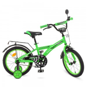 Велосипед дитячий двоколісний PROFI T1636 Racer, 16 дюймів, зелений