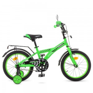 Велосипед детский двухколесный PROFI T1636 Racer, 16 дюймов, зеленый