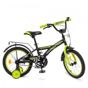 Велосипед дитячий двоколісний PROFI T1637 Racer, 16 дюймів, чорний