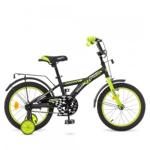 Велосипед детский двухколесный PROFI T1637 Racer, 16 дюймов, черный