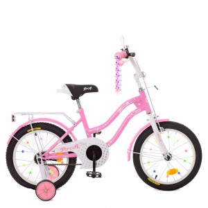 Велосипед детский двухколесный PROFI XD1691 Star, 16 дюймов, розовый