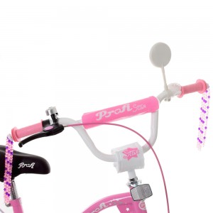 Велосипед дитячий двоколісний PROFI XD1691 Star, 16 дюймів, рожевий