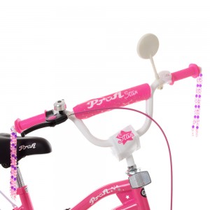 Велосипед дитячий двоколісний PROFI XD1692 Star, 16 дюймів, малиновий