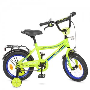Велосипед дитячий двоколісний PROFI Y16102 Top Grade, 16 дюймів, салатовий
